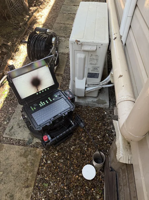 high grabe cctv blocked drain technology