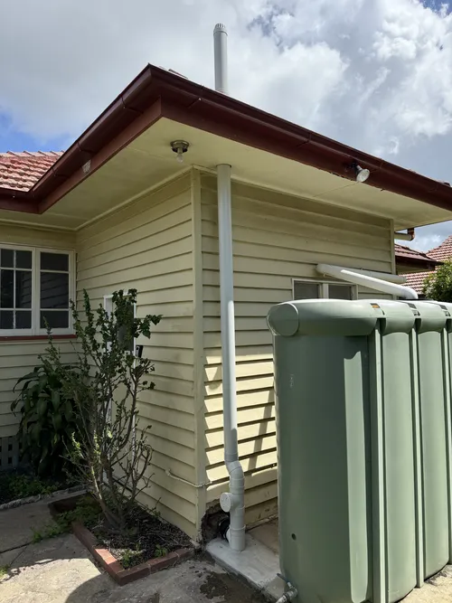 replaced downpipe on a brisbane home